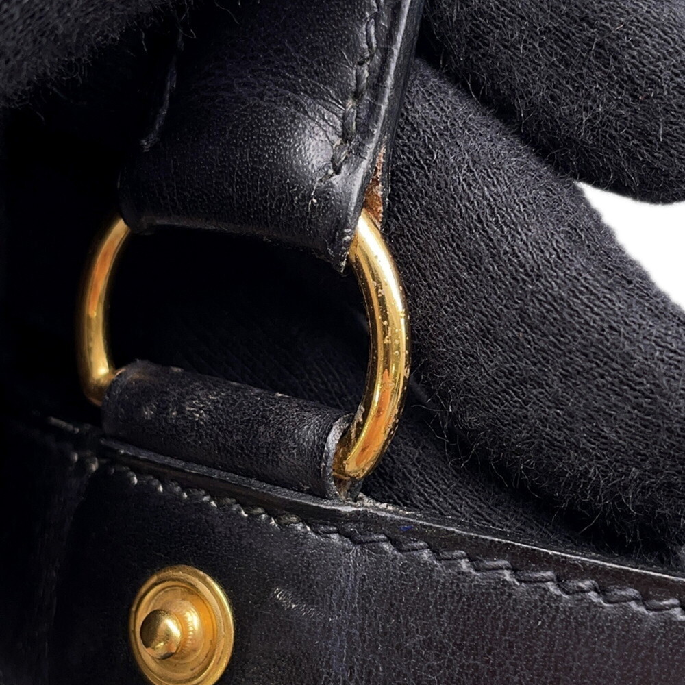 Hermes handbag, Museliere, black and gold, Rouge Vif, Vert, Box Calf, Courche... - Picture 16 of 16